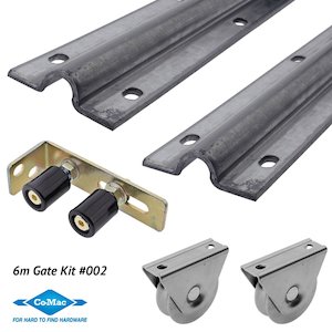 Sliding Gate Kit - 6 Meter U Bolt Down Gate Track with Hardware