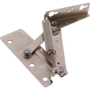 #52891 Flap Spring Hinge Nickel RH 118mm 90deg