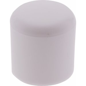 Plugs Caps And Inserts: #70633 Heavy Duty Round Cap White 25mm