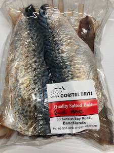 Seafood wholesaling - fresh or frozen: Salted Blue Mackerel