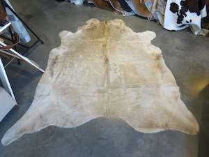 Premium Large Cowhide - Champagne - SKU 9255a