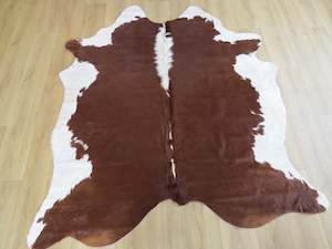 Furniture manufacturing: Large Cowhide - Hereford - SKU 9258