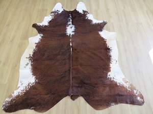 Furniture manufacturing: Large Cowhide - Dark Brindle - SKU 9356