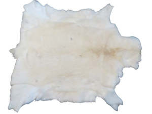 Furniture manufacturing: Reindeer Hide - Cream White