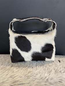 Piera Handbag - Black + White Bold