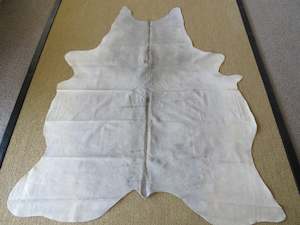 SALE Large Cowhide - Bone Grey