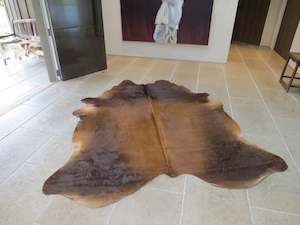 Large Cowhide - Dark and Mid Brown