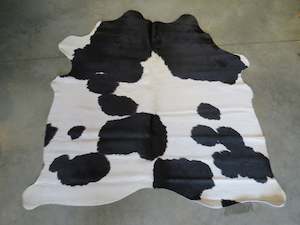 Cowhide Medium SKU 240A - Black & White