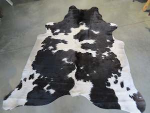 Cowhide Medium SKU 254 - Black & White