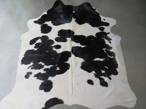 Cowhide Medium SKU 244 - Black & White