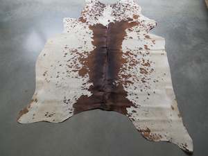 Furniture manufacturing: Cowhide Medium  SKU 255 - Tan + White Speckled