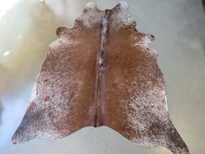 Furniture manufacturing: Cowhide Medium SKU 238 - Tan + White Speckled