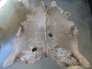 Furniture manufacturing: Cowhide Medium  SKU 248 - Taupe Dappled