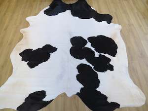 Large Cowhide - Black + White