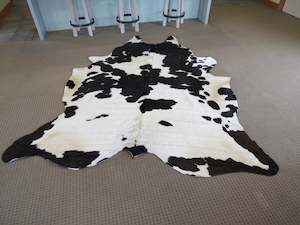 Furniture manufacturing: Super Cowhide - Black + White Dalmatian