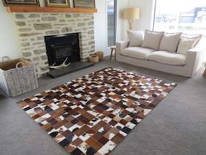 Patchwork Rectangle Rug - Tri-Colour Large - ONLY ONE IN STOCK