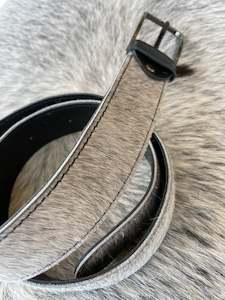 Furniture manufacturing: Cowhide Belt - Soft Grey