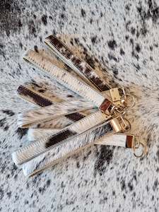 Cowhide Keyring