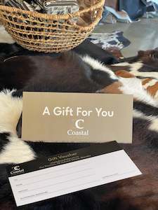 Furniture manufacturing: Coastal Cowhides Gift Voucher