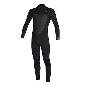 Mens 4/3mm Wetsuits: O’Neill Men’s 4/3mm Psycho Tech Chest Zip Black