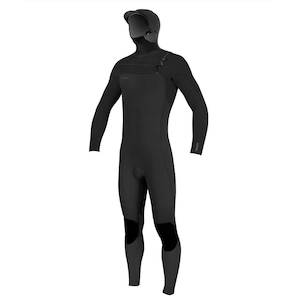 Mens 4/3mm Wetsuits: O’Neill Men’s 4/3+mm Hyperfreak With Hood Chest Zip