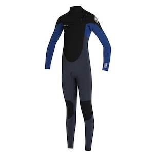 O’Neill Youth 4/3mm Defender Chest Zip Wetsuit Gunmetal/Black