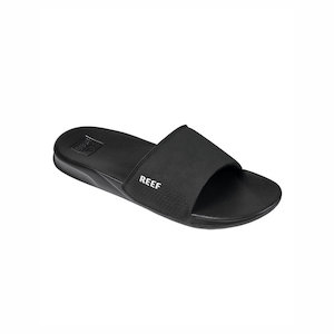 Footwear: Reef One Slide Black