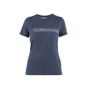 Clothing: Icebreaker Women’s SS T Camping Lines Grap