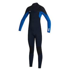 O’Neill Youth Hyperfreak Chest Zip 4/3+ Youth Steamer Wetsuit Abyss