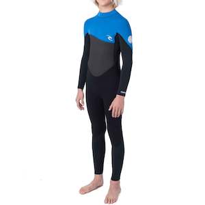 Rip Curl Youth 3/2mm Omega Steamer Wetsuit Blue