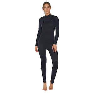 O’Neill Women’s 4/3+mm Hyperfreak Chest Zip Wetsuit Black