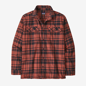 Patagonia Men’s Long-Sleeved Fjord Flannel ShirtRed