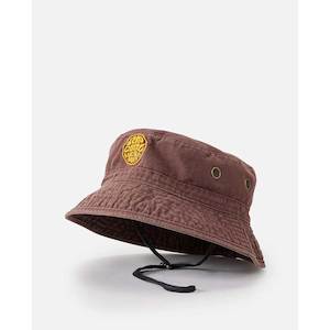 Rip Curl Wetty Icon Bucket Hat Chocolate