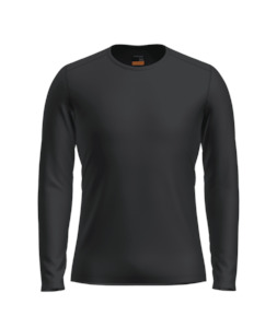 Icebreaker Men’s 200 Oasis LS Crewe BLACK