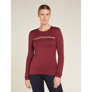 Icebreaker Women’s 200 Oasis LS Crew Port