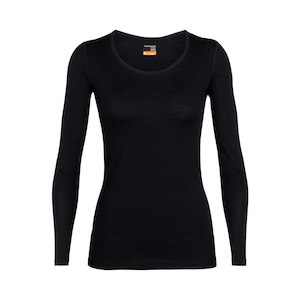 Icebreaker Women’s 200 Oasis L/S Scoop Blk