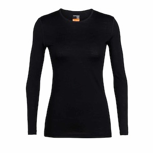 Icebreaker Women’s Oasis LS Crewe Black