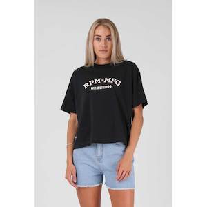 Clothing: RPM Women’s Willa Tee Washed Black