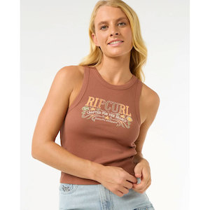 Rip Curl Women’s Luna Ribbed Tank Brown