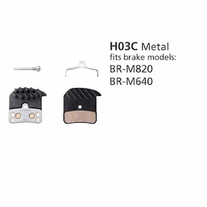 Shimano Disc Brake Pads METAL PAD H03C