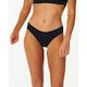 Rip Curl Women’s Premium Surf Full Coverage Bikini Bottoms BLK