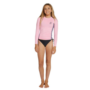 O’Neill Girls Rashie Classic UV L/S Pink