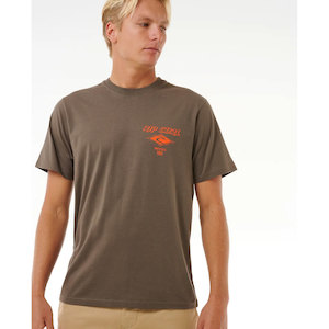 Rip Curl Men’s Fade Out Icon Tee Rock