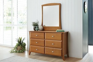 Lynbrook 6 Drawer Dresser & Mirror