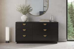 Karamea 6 Drawer Large Lowboy - Ash