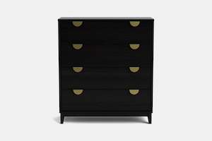 Furniture: Bronte 4 Drawer Tallboy - Pine