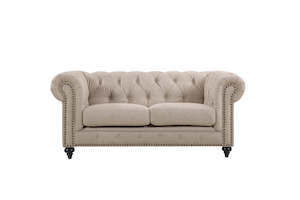 Furniture: Chesterfield High Arm Sofa – Calico