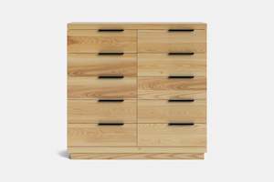 McKenzie 10 Drawer Chest - Ash