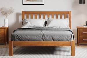 Furniture: Portland Low Foot Slatted Bed