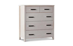 Furniture: Moana 5 Drawer Tallboy